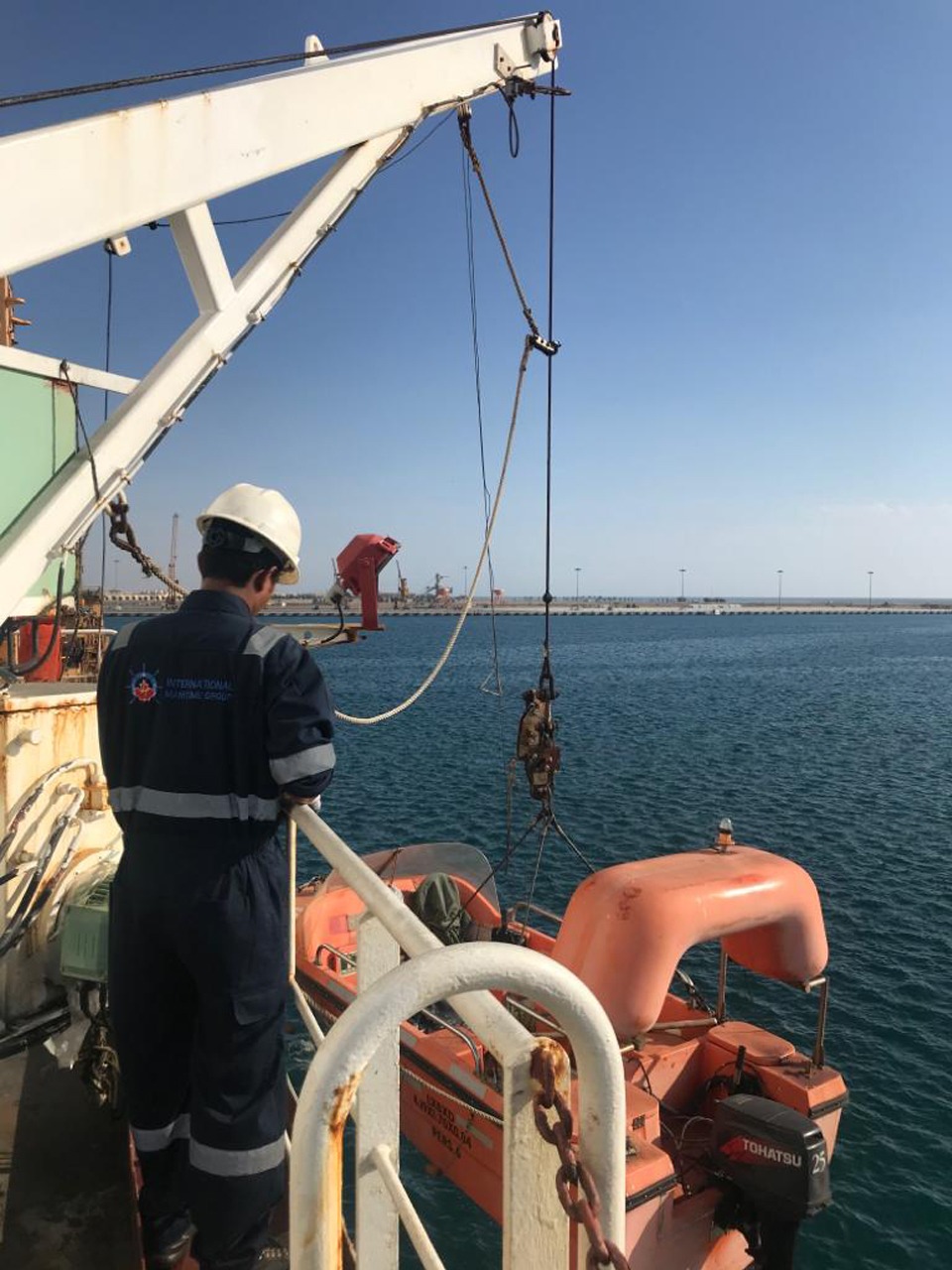 Annual Inspection of Rescue Boat and Launching appliances at Jeddah